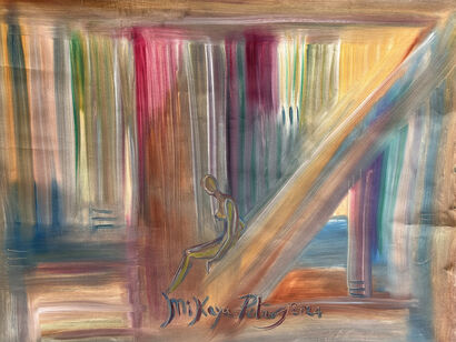 Metaphysic Hazard - A Paintings Artwork by  Mikaya Petros